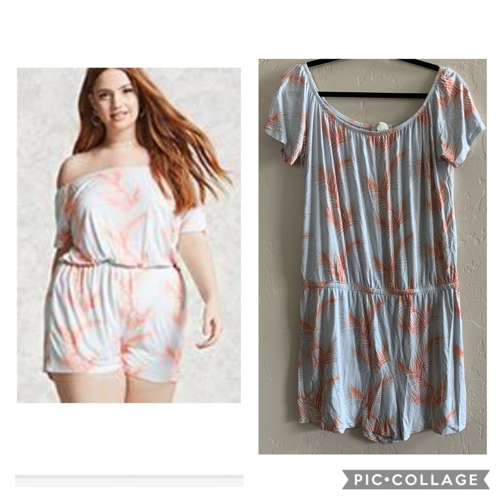 Forever 21 Tropical Romper
